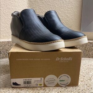 Dr. Scholl's Black Slip-On Sneakers